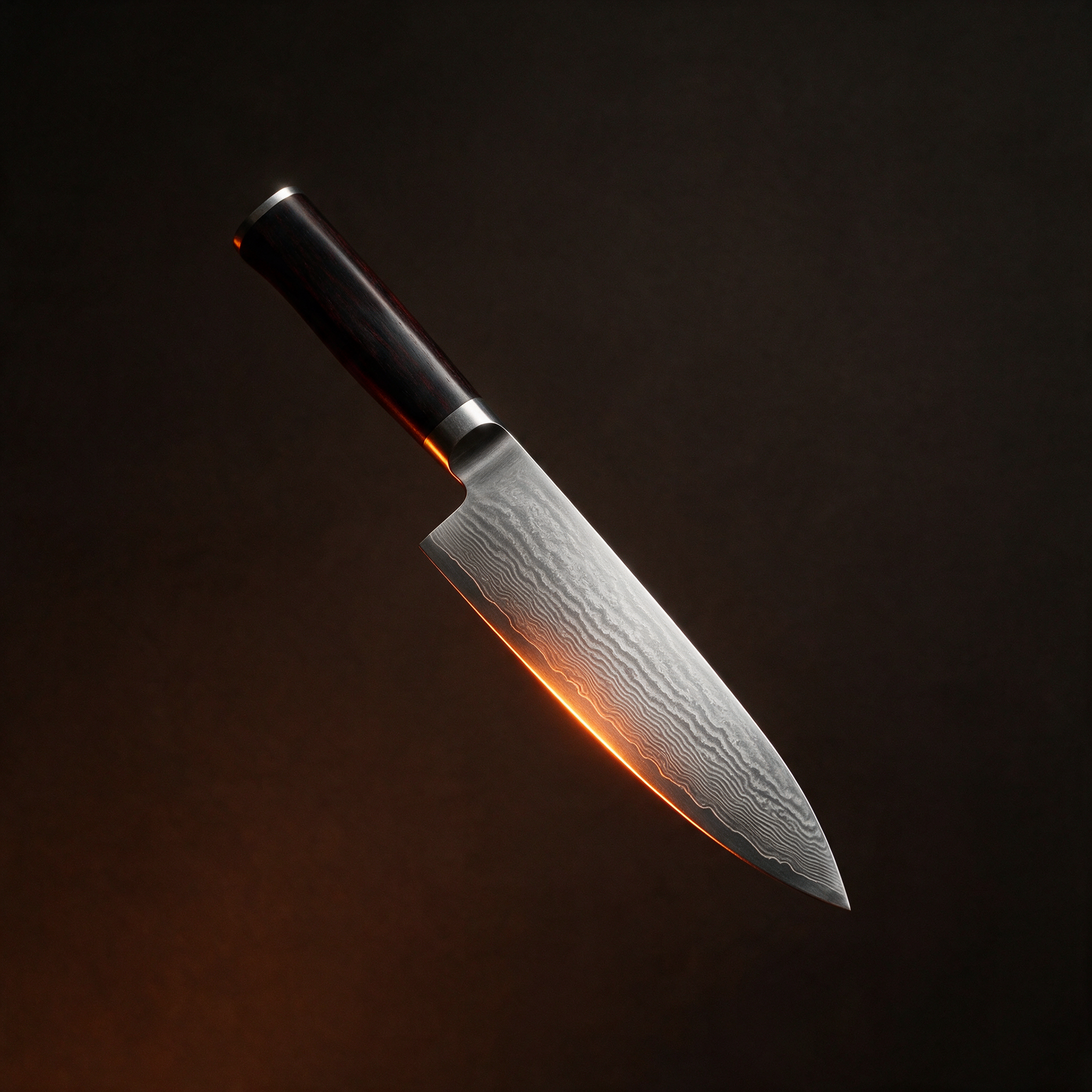 Damaszener Kochmesser 20 cm – eines reicht für fast alles