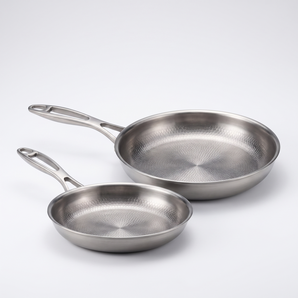 Titanpfannen-Set, 2-teilig – Perspektivansicht