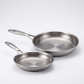 Titanpfannen-Set, 2-teilig – Perspektivansicht