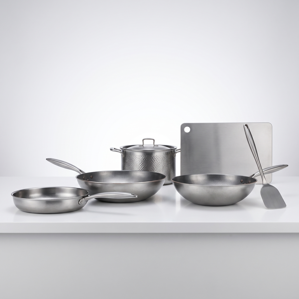 Titan-Essentials-Set, 5-teilig – Seitenansicht